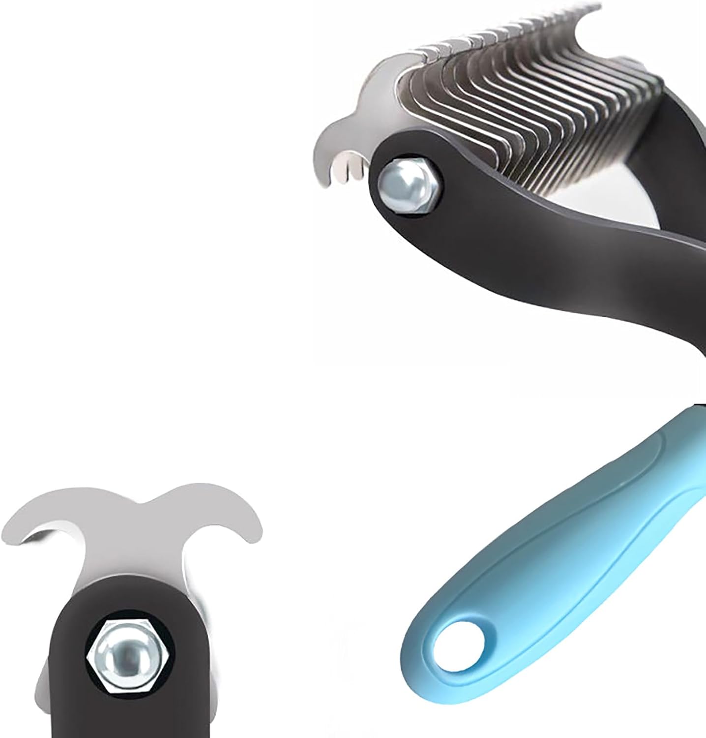 Pet DeMatting Comb – Gently Detangle in One Pull