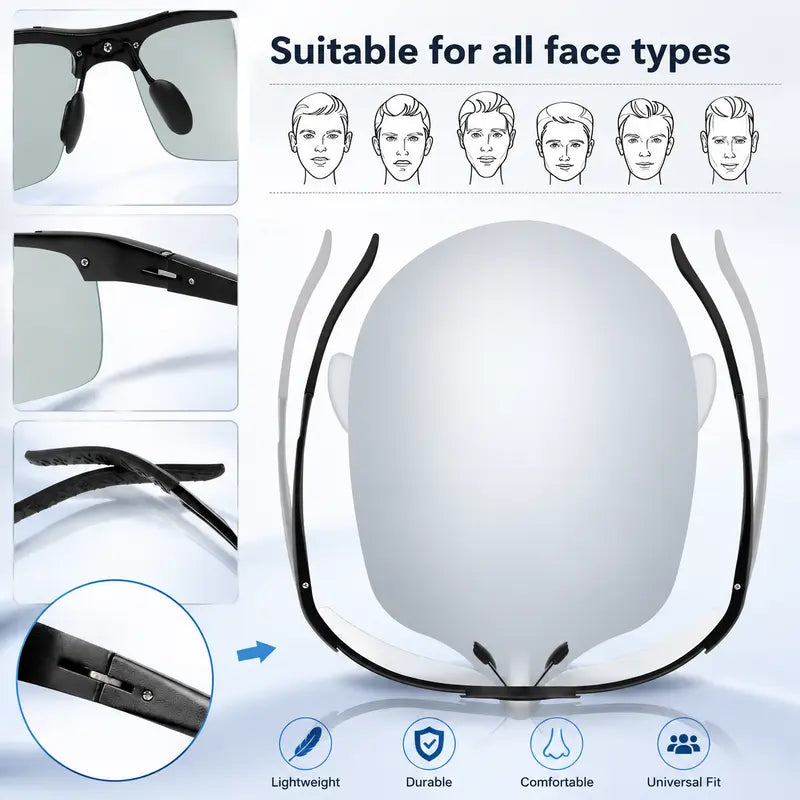Summervibes Unisex Fashion Polarized Sunglasses