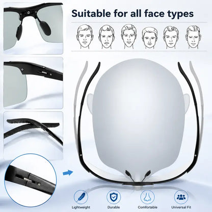 Summervibes Unisex Fashion Polarized Sunglasses