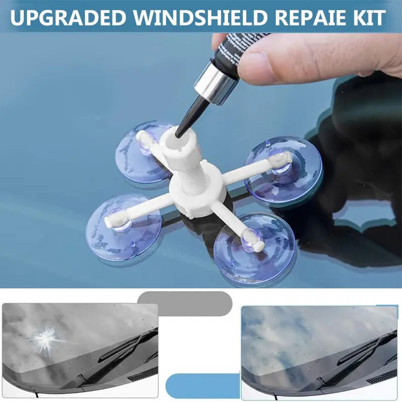 SunAuto Windshield Crack Repair Kit