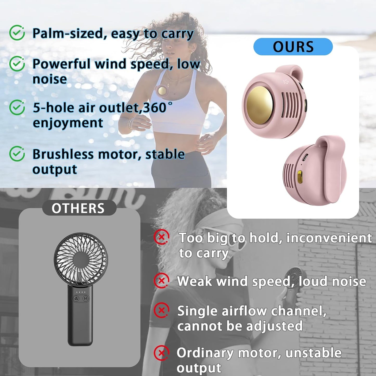 Mini Fan – Silent, Strong, Anywhere Cool