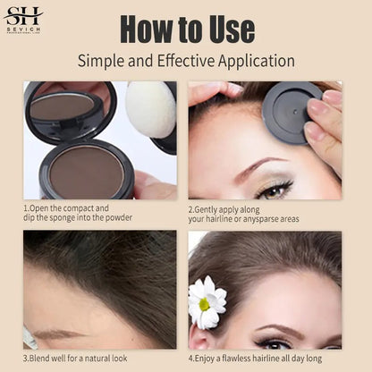 Hairline Powder - Root Touch Up Hair Color for Gray Coverage