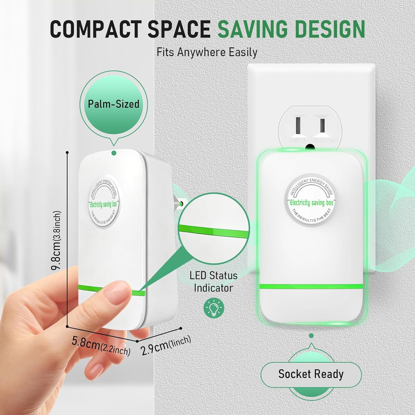 Electricity Saving Box – Plug In, Save Power