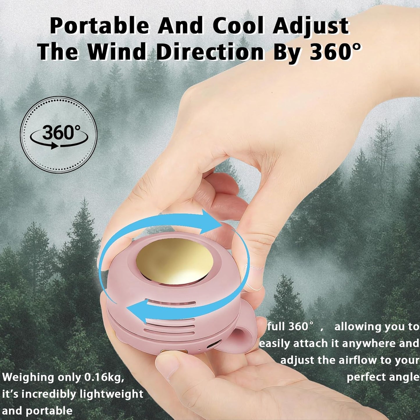 Mini Fan – Silent, Strong, Anywhere Cool