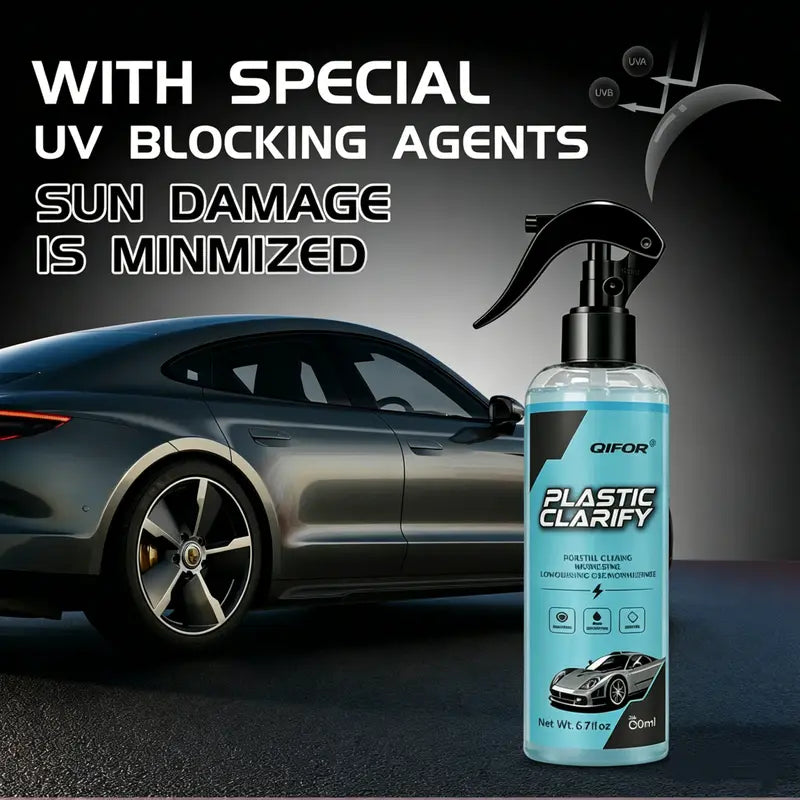 Car Plastic Restorer, Quick Polish for Color Restoration