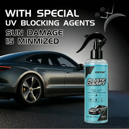Car Plastic Restorer, Quick Polish for Color Restoration