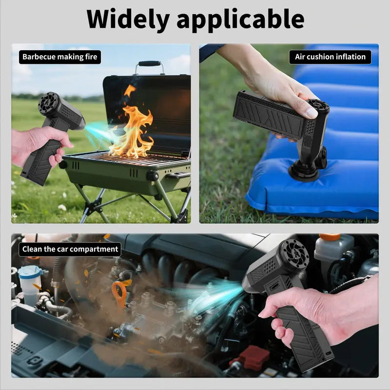 Electric Air Compressor Dust Blower, Portable Air Blaster for Car, Computer
