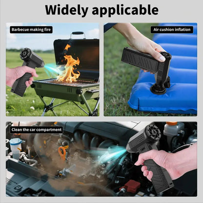 Electric Air Compressor Dust Blower, Portable Air Blaster for Car, Computer