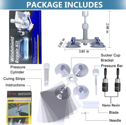 SunAuto Windshield Crack Repair Kit