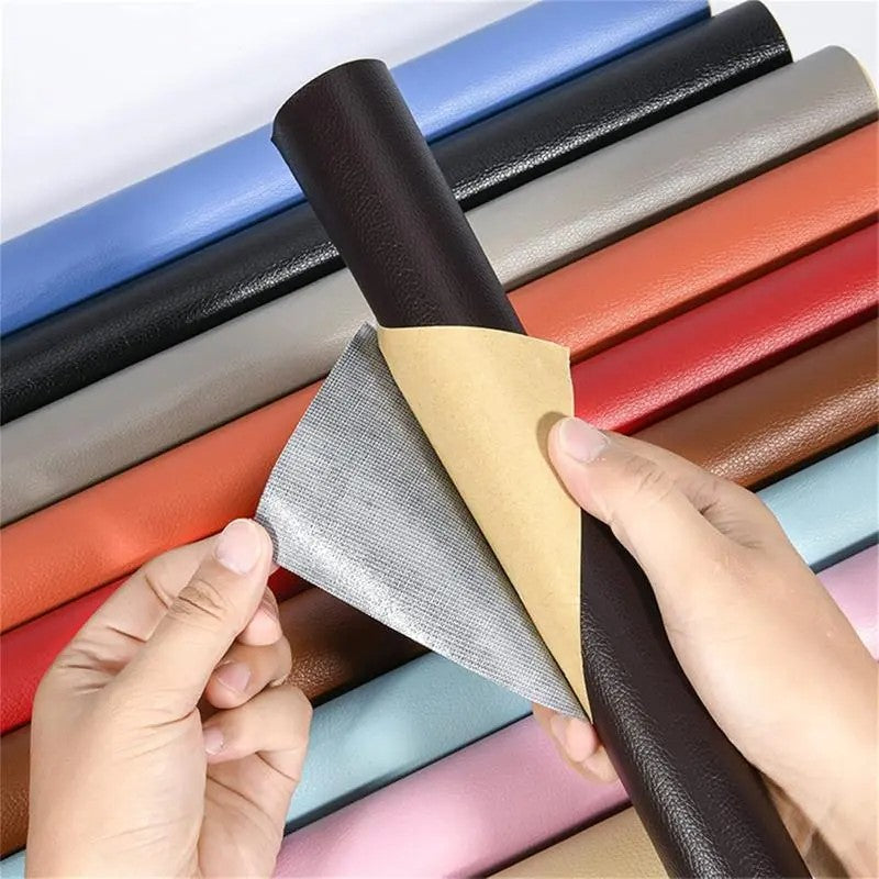 20*54 Inch Self-Adhesive Leather Sticker Patch Cuttable Sofa Repair