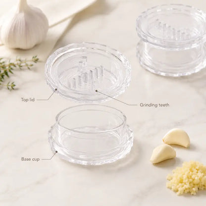 Manual Garlic Twister & Mincer, Compact Garlic Grinder for Garlic