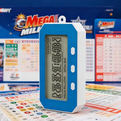 AI Lottery Number Picker Machine – Electric Lottery Ball Machine with Random Number Generator for Mega Millions