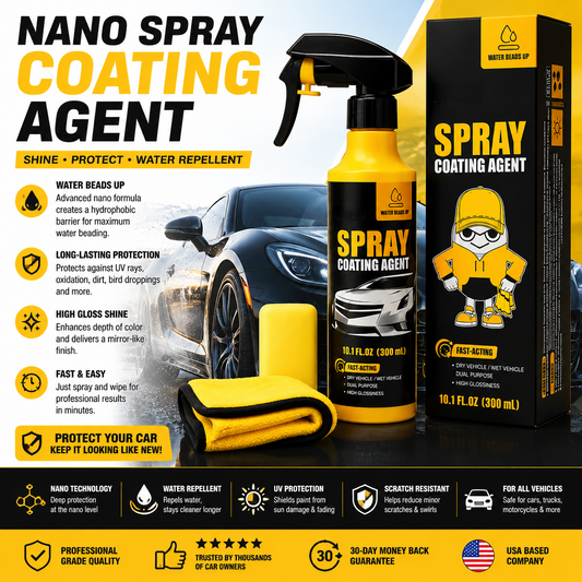 Water Beads Up Spray – Repel Water, Mirror Shine