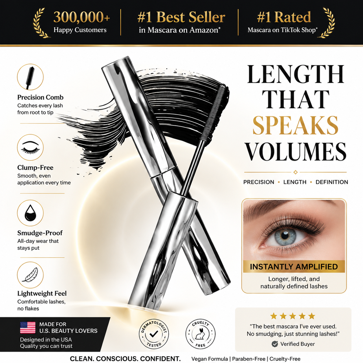 Spiral Lash Mascara – 24H Volume & Length