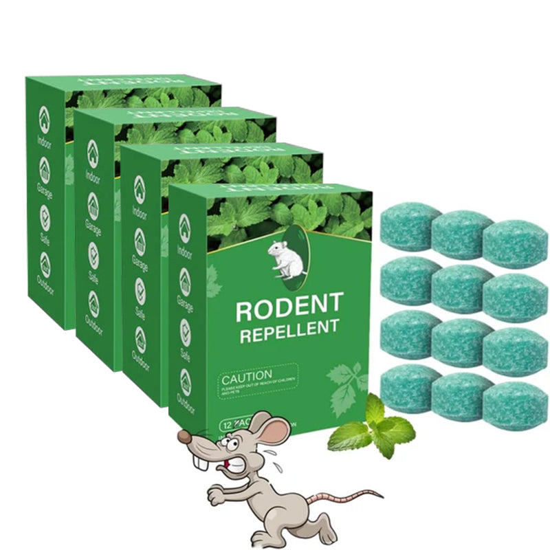 Rodent Repellent – 100% Natural, 30-60 Days Protection
