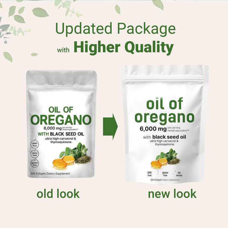 Oil of Oregano+Black Seed Oil