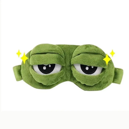 Frog Sleep Mask — A stylish, shimmering sleep mask