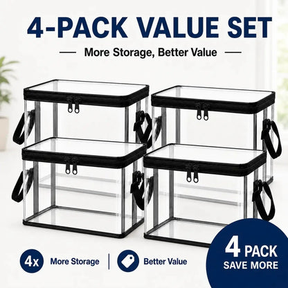 Large Clear Thick Plastic Storage Box