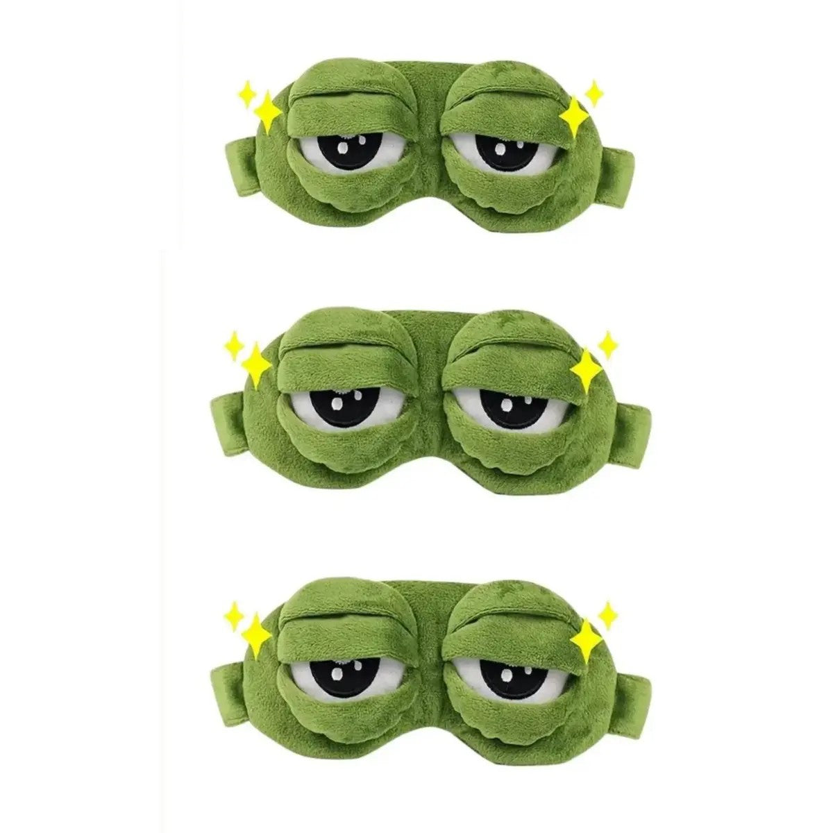 Frog Sleep Mask — A stylish, shimmering sleep mask