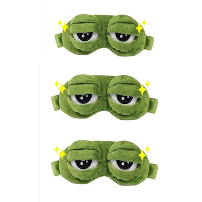 Frog Sleep Mask — A stylish, shimmering sleep mask