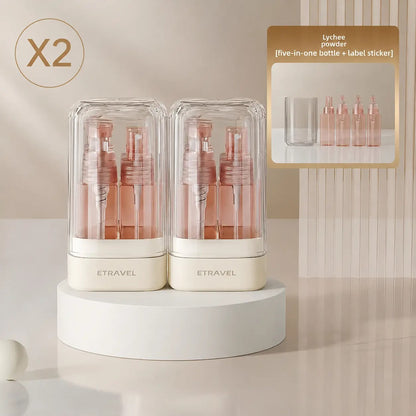 4-in-1 Travel Dispenser Bottle for Toiletries Portable