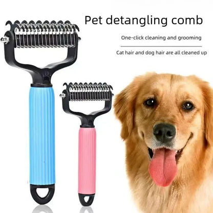 Pet DeMatting Comb – Gently Detangle in One Pull