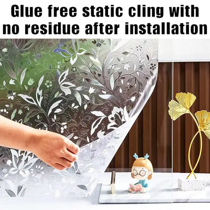 Window Privacy Film, Static Cling Removable Window Tint