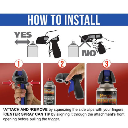 Spray Can Trigger Handle with Full Hand Grip, Convert Spray Cans to Paint Sprayer