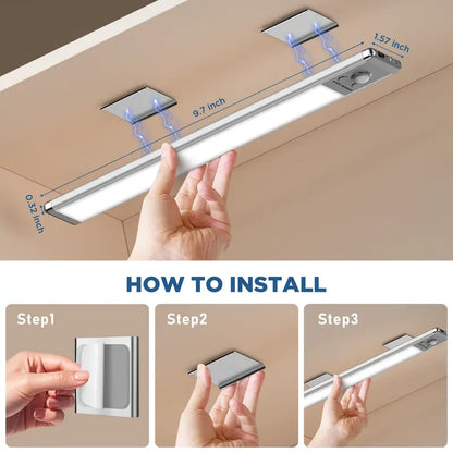 SHINE PAL Under Cabinet Lights,Motion Sensor Night Light Indoor