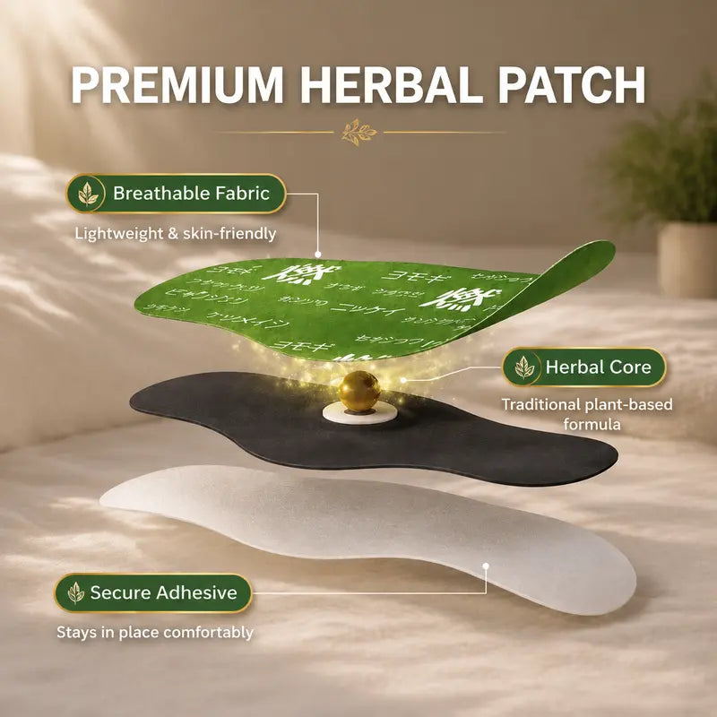 Herbal Patch Pad Balance Patch, Pro-Series Botanical Warming Stickers