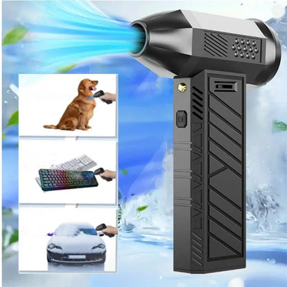 Electric Air Compressor Dust Blower, Portable Air Blaster for Car, Computer