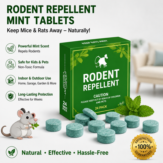 Rodent Repellent – 100% Natural, 30-60 Days Protection