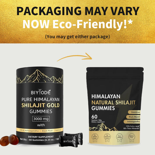 100% Pure Himalayan Shilajit Gummies 60 Gummy