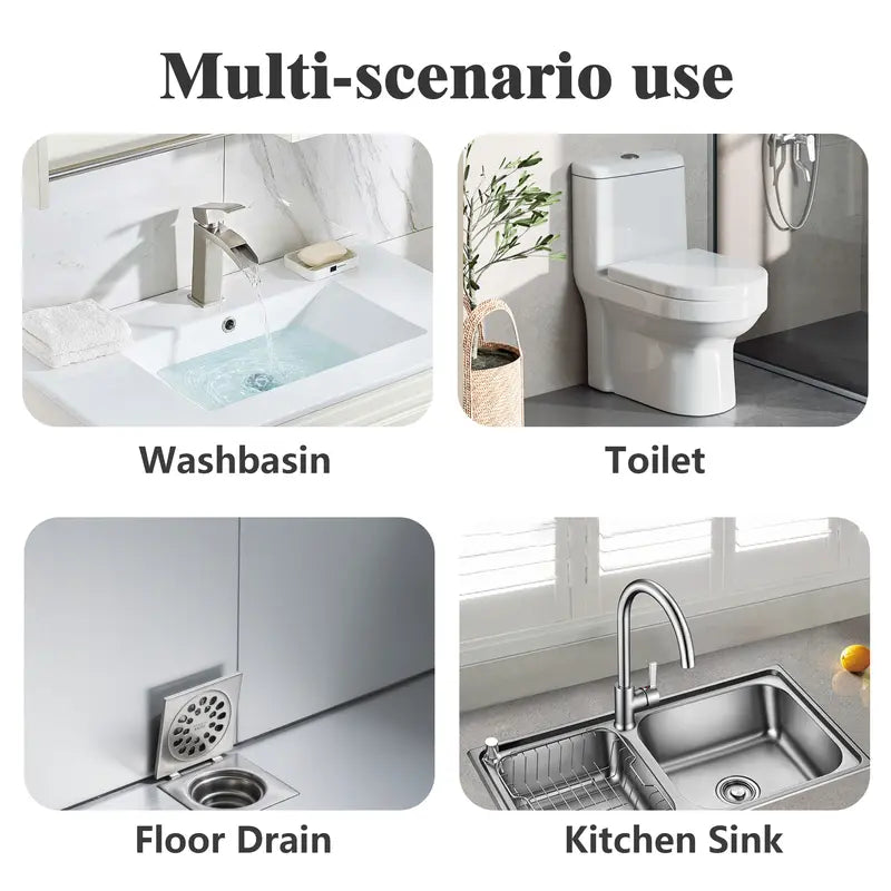 1 Count sewer cleaning tools, drain clog remover